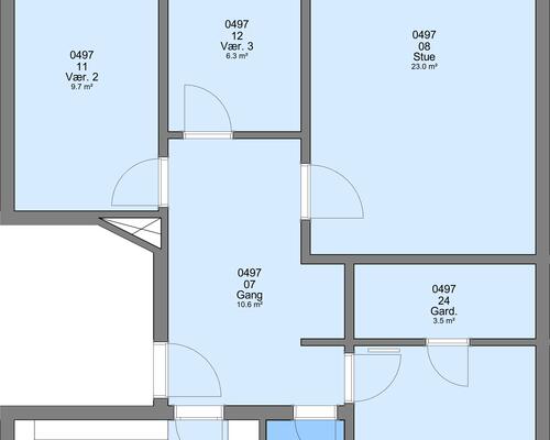 4 værelses lejlighed i Frederikshavn