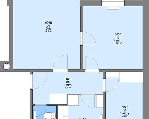 3 værelses lejlighed i Viborg