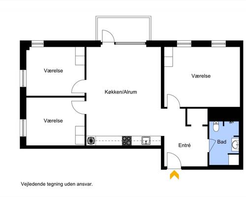 4 værelses lejlighed i Åbyhøj