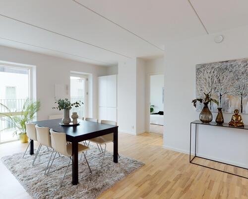 Lys og rummelig 3-værelses lejlighed i Filippahaven