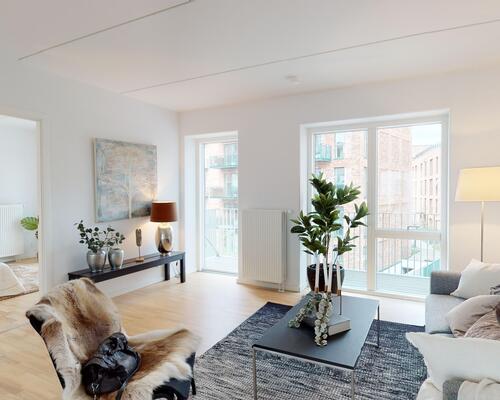 Lys og rummelig 3-værelses lejlighed i Filippahaven