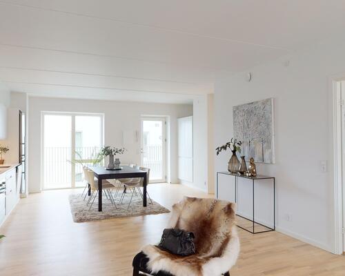 Lys og rummelig 3-værelses lejlighed i Filippahaven