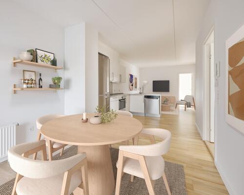 Perfekt delelejlighed for tre venner i Aarhus C