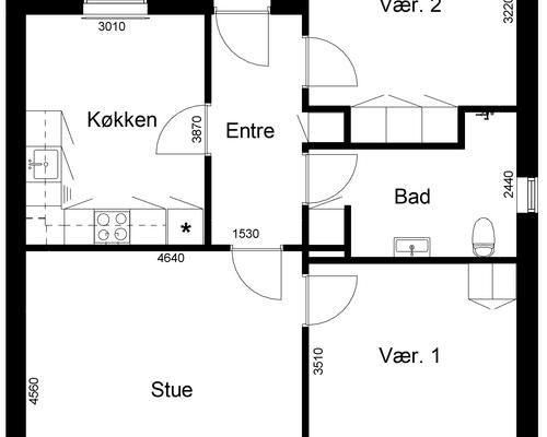 3 værelses lejlighed i Agerskov