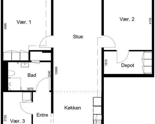 Damhusparken i Ringe - attraktiv og central beliggenhed i Ringe by.
