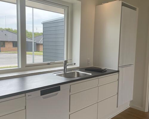 Rækkehus med egen have og parkering