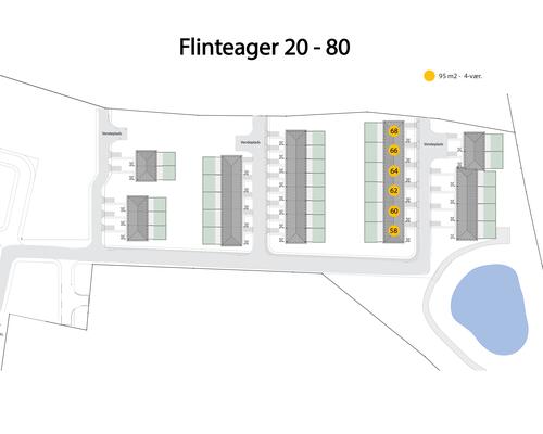 Rækkehus med egen have og parkering