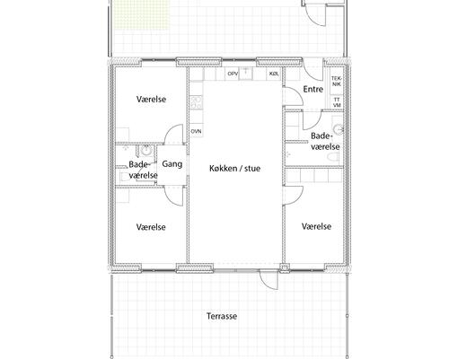 Rækkehus med egen have og parkering
