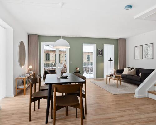 Fantastisk 4-værelses rækkehus i 2 plan med terrasse