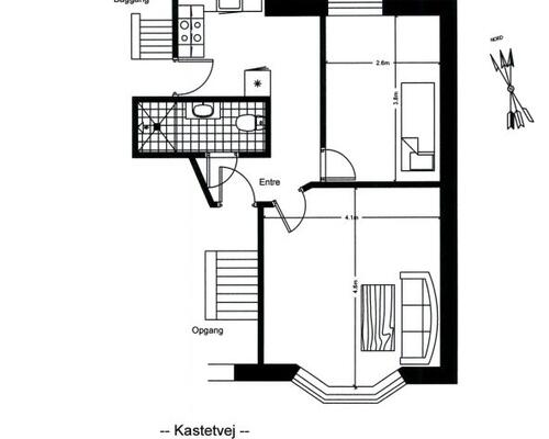 2 værelses lejlighed i Aalborg