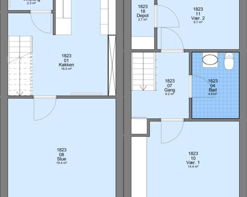 3 værelses hus i Frederikshavn