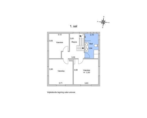 6 værelses hus i Frederiksberg