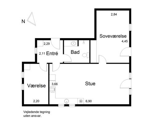 3 værelses lejlighed i Odense C