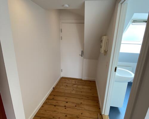 Hyggelig taglejlighed med hems