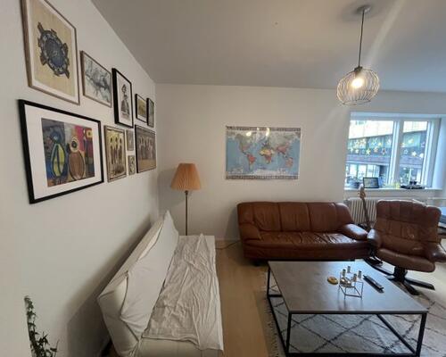 Lys og indbydende 3-værelses lejlighed i hjertet af Aarhus