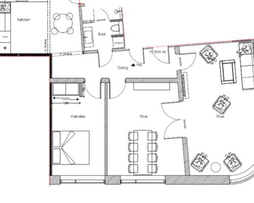 Lys og indbydende 3-værelses lejlighed i hjertet af Aarhus