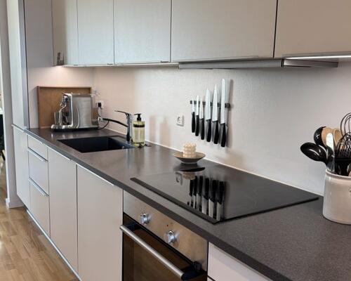 Lys og moderne 2-værelses lejlighed med altan udlejes i Aarhus C