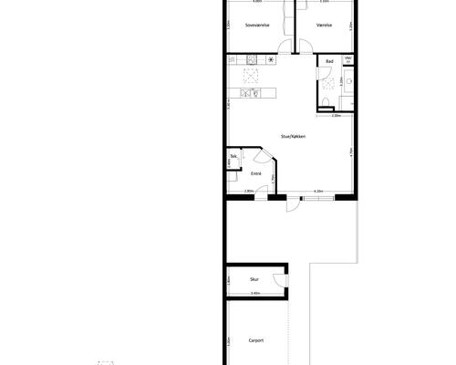 3 værelses hus i Herning