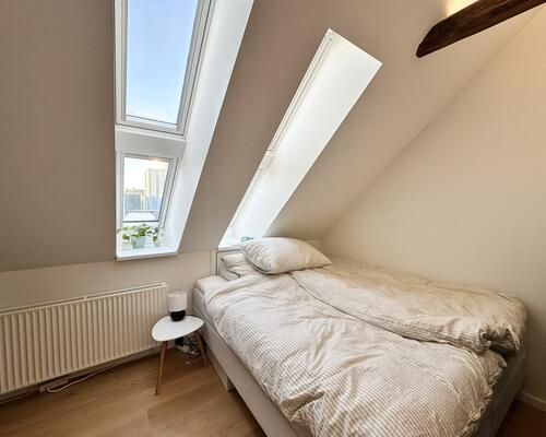 Hyggelig 1-værelses lejlighed med charme og lysindfald