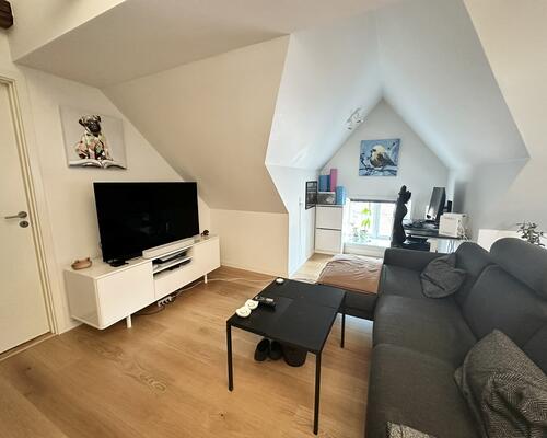 Hyggelig 1-værelses lejlighed med charme og lysindfald