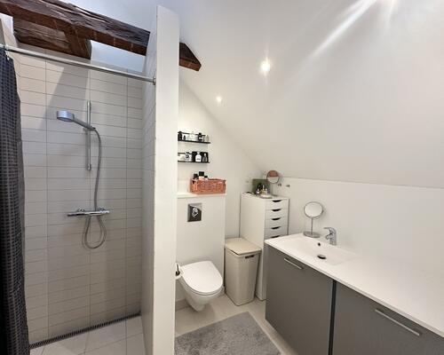 Hyggelig 1-værelses lejlighed med charme og lysindfald