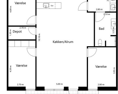 4 værelses hus i Vejle