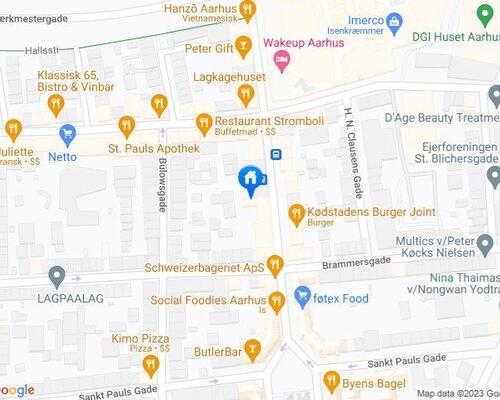 Stor delevenlig lejlighed i M.P.Bruuns gade midt på Frederiksbjerg