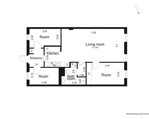 Flot og eksklusiv nyopført lejlighed | Birkerød