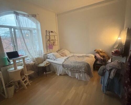 Stor 2. værelses lejlighed - nyere køkken og badeværelse