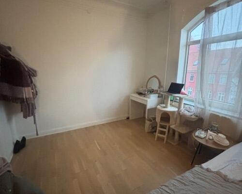 Stor 2. værelses lejlighed - nyere køkken og badeværelse