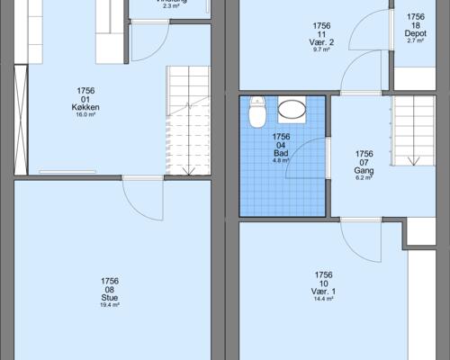 3 værelses hus i Frederikshavn