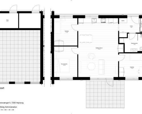 4 værelses lejlighed i Hejnsvig