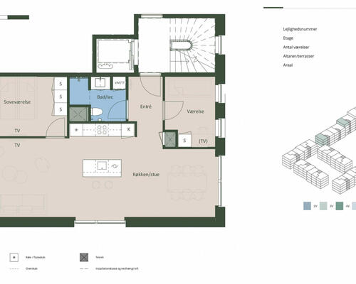 3 værelses lejlighed i Hedehusene