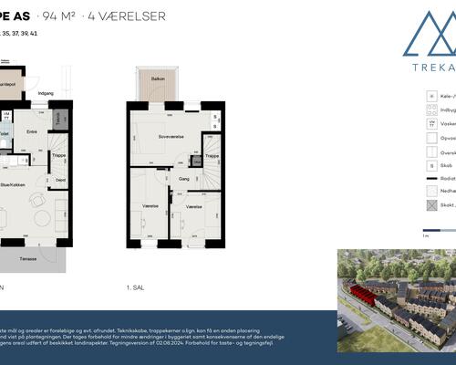Nyd livet i et rummeligt rækkehus i flere plan