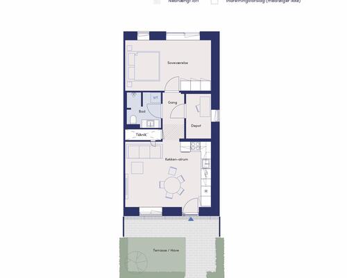 2 værelses lejlighed på Svend Aagesens Alle i Hvidovre udlejes