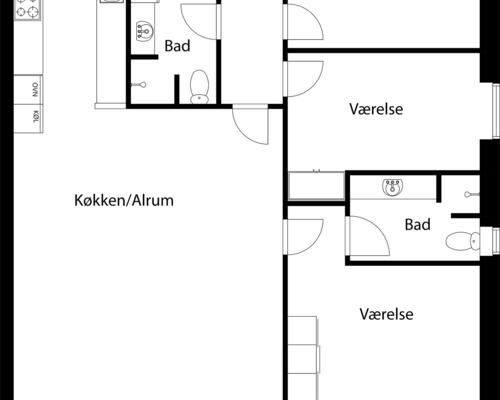 4 værelses hus i Vejle Øst