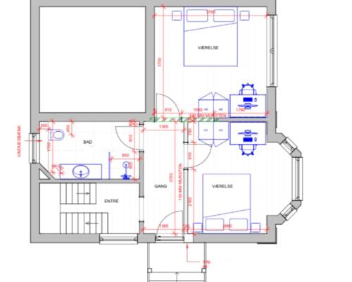 Totalrenoveret 4-værelses lejlighed i Vejgaard