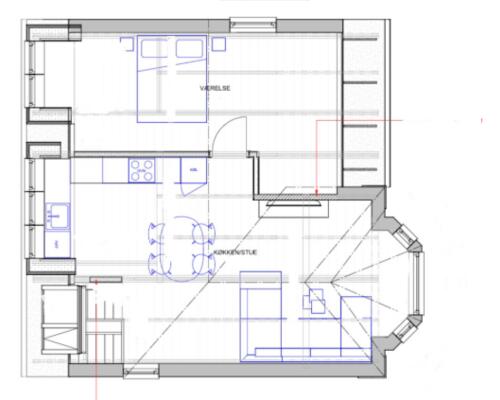 Totalrenoveret 4-værelses lejlighed i Vejgaard