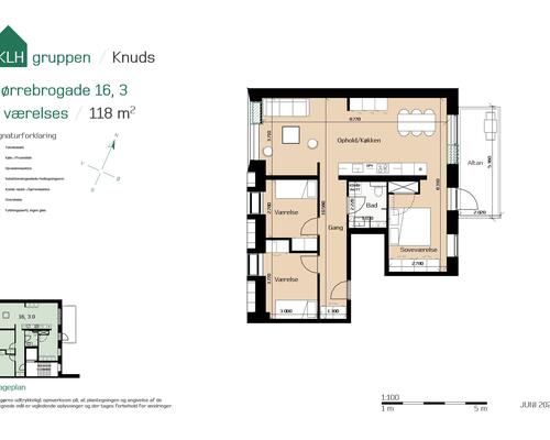 4 værelses lejlighed i Århus C