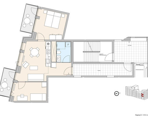 3 værelses lejlighed i København S