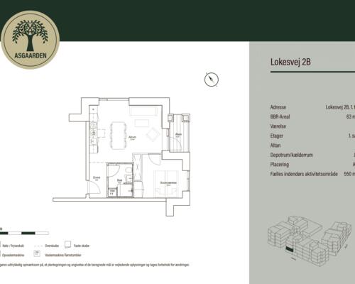 2 værelses lejlighed i Åbyhøj