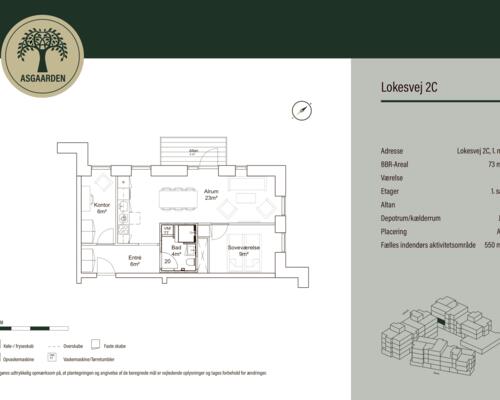 3 værelses lejlighed i Åbyhøj