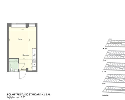 UNIKKE & RÅ STUDIOS PÅ AMAGERBRO MED FITNESS, TAGTERRASSE OG MEGET MERE!