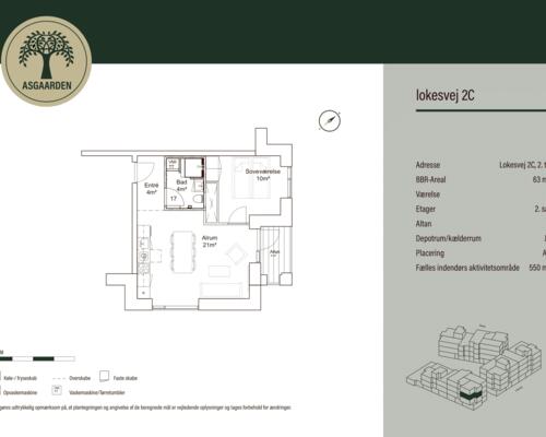 2 værelses lejlighed i Åbyhøj