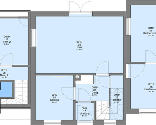 3 værelses lejlighed i Høng