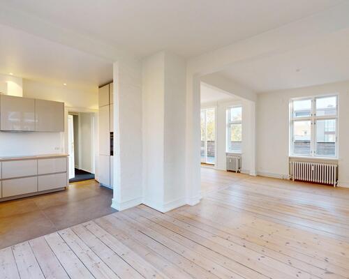 3 værelses lejlighed i Charlottenlund