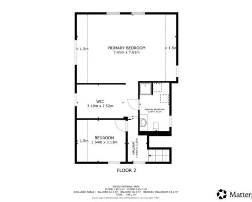 3 værelses lejlighed i Charlottenlund