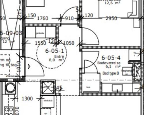 3 værelses lejlighed i København N