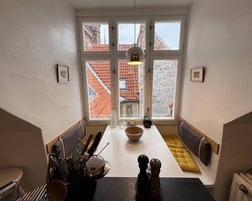 Fuldt møbleret lejlighed i centrum | København K