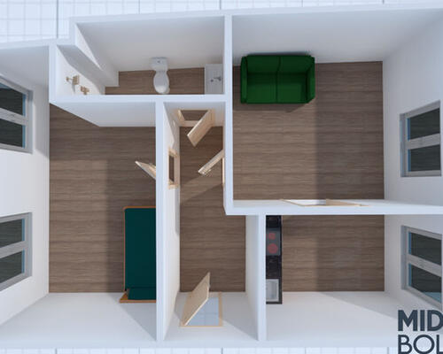 2 værelses lejlighed i Haderslev